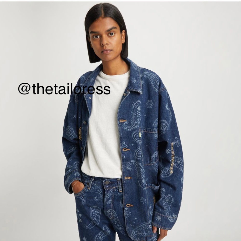 Levi’s Snoop Dogg Lot 420 Hemp Chore denim jacket bandana paisley print